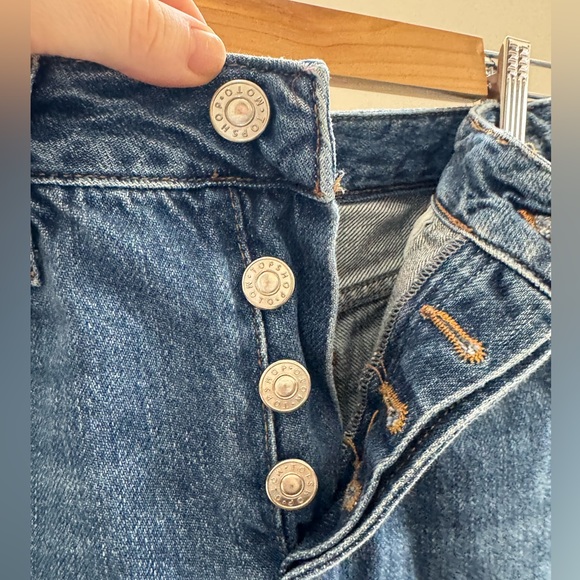 Topshop Moto denim shorts, size 24 - Picture 3 of 4